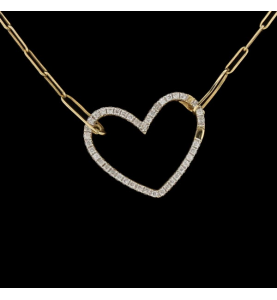 Kunz yellow gold necklace