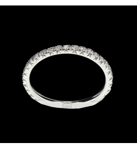 Eternity Ring in oro bianco 0,33 carati.