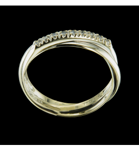 White gold ring
