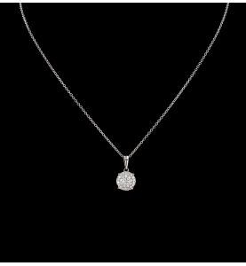 NECKLACE WHITE GOLD AND DIAMONDS
