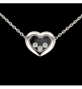 Heart necklace Chopard happy diamonds