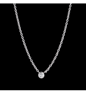 Collier Solitaire 0.61 Carats