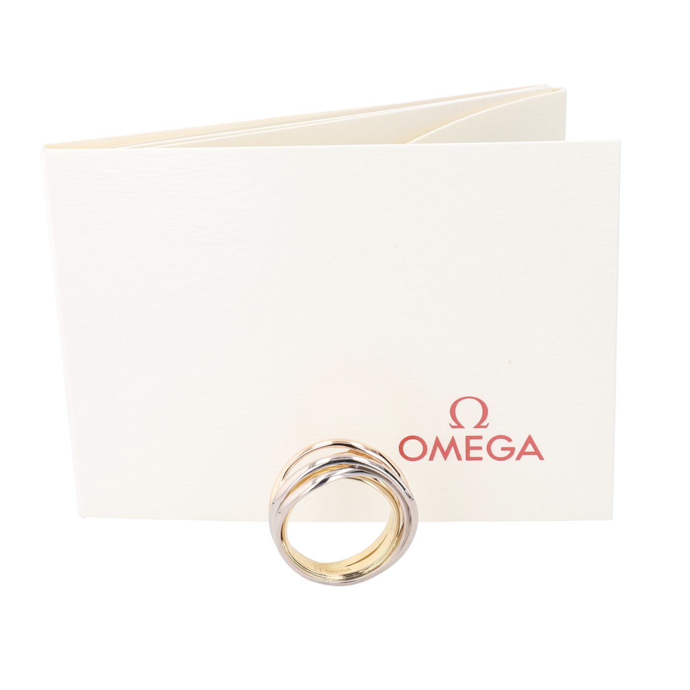 onthouden droom sigaret Ring Omega Ladymatic 3 gold 750 / 18 carats.