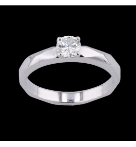 Solitaire ring 0.44 carats