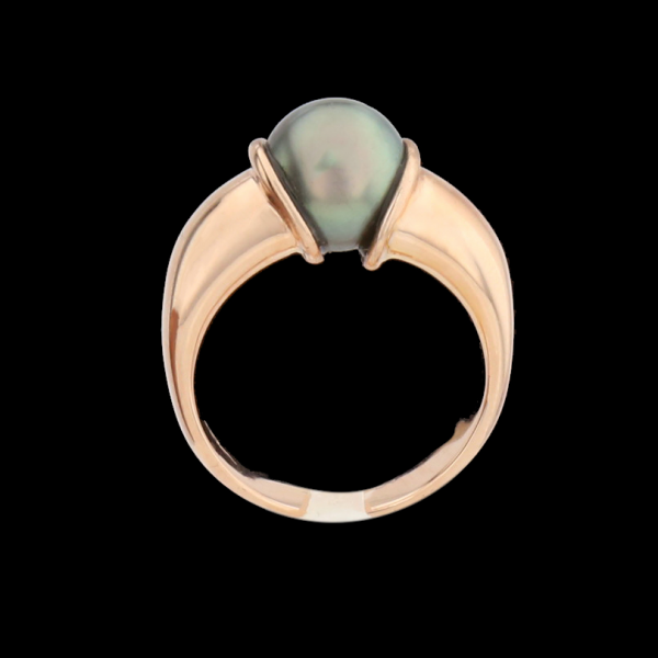 Ring aus Roségold Perle