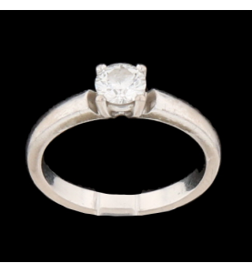 WHITE GOLD SOLITAIRE 0.45 CARAT