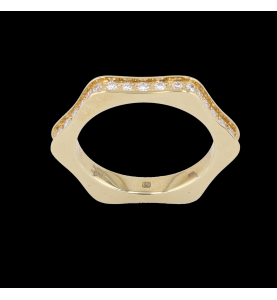 Montblanc Yellow Gold Diamond Ring