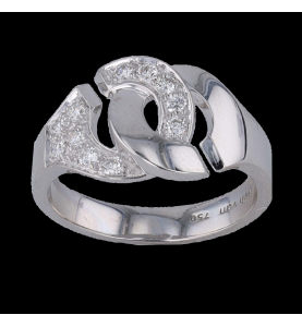 Dinh Van Handcuff ring R10 diamonds