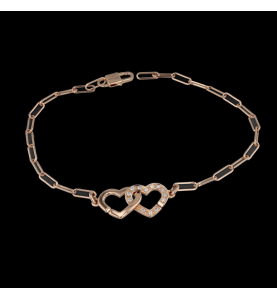Double heart bracelet R9