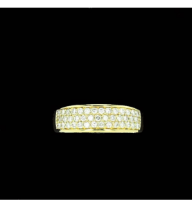 Yellow Gold ring and diamonds