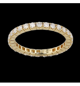 Full round yellow gold 0.87 carats