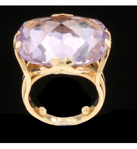 Léon Hatot purple quartz ring