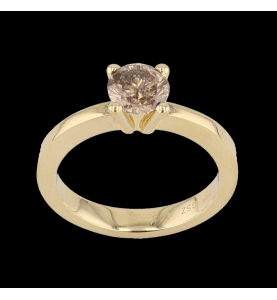 1.13 CARAT YELLOW GOLD SOLITAIRE