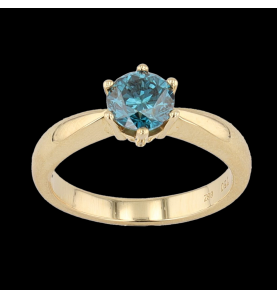 0.85 CARAT YELLOW GOLD SOLITAIRE