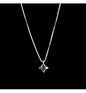SOLITAIRE NECKLACE 0.16 CARATS
