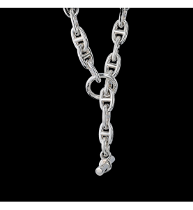 NECKLACE HERMES ANCHOR CHAIN SILVER 925