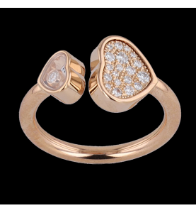 Chopard Happy Heart Pink Gold Pavement