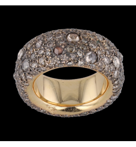 Ring in pink gold 750 / 18 carats Pomellato "Iconica".