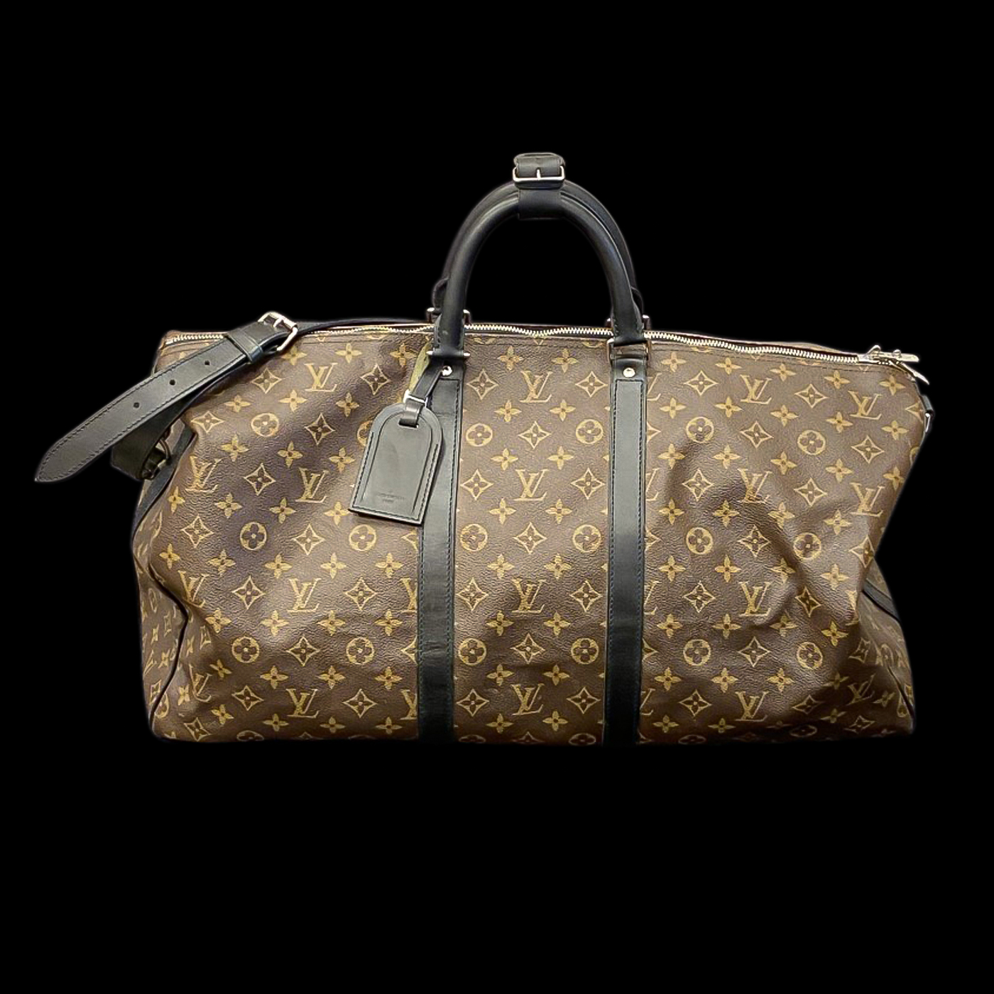 Louis Vuitton Monogram Canvas Keepall 55 Duffle Bag SHF22928  LuxeDH