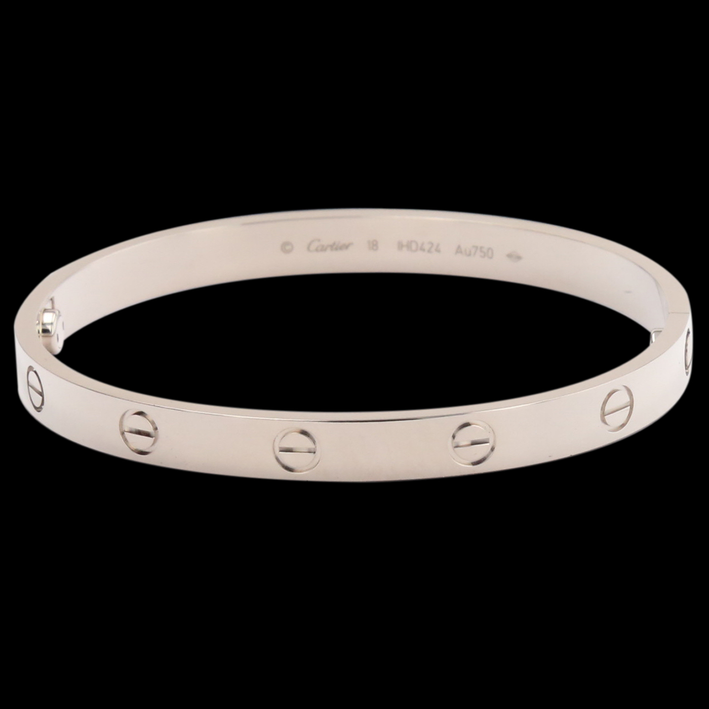 Cartier Love 18K Rose Gold Love Size 17 Bracelet – The Back Vault