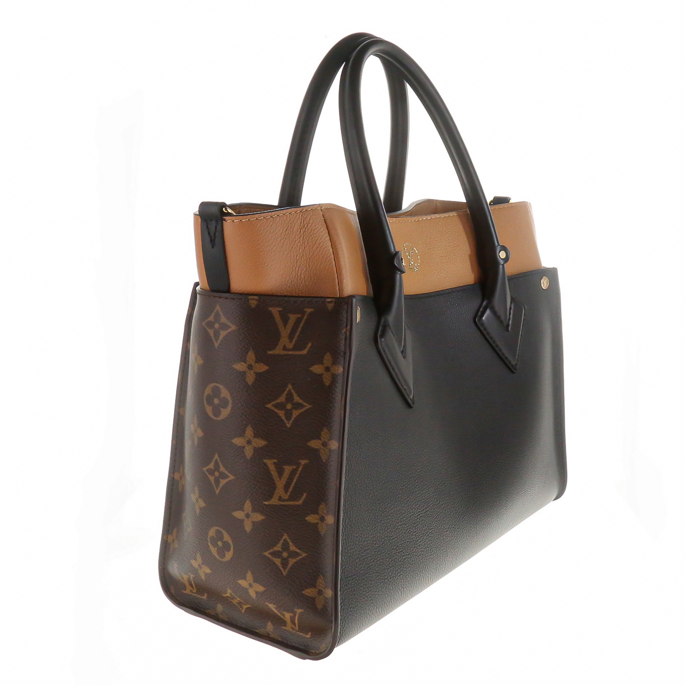 Louis Vuitton bag on my side