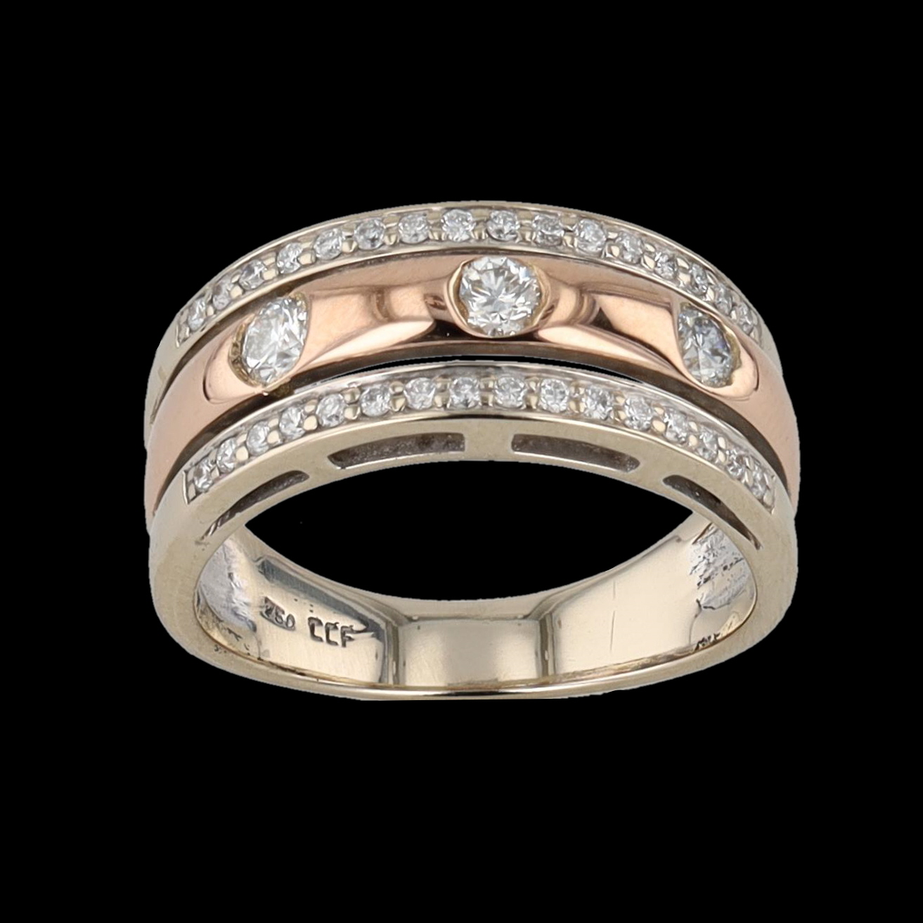 98%OFF!】【98%OFF!】Cartier C Heart Diamond Ring 750 WG ♯47