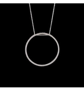 Necklace / round pendant