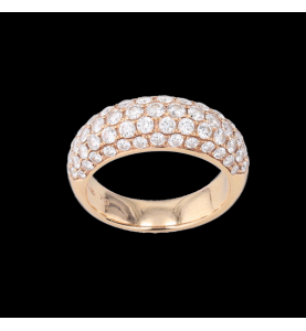 69-diamond rose gold ring