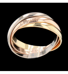 CARTIER TRINITY 3 GOLD RING