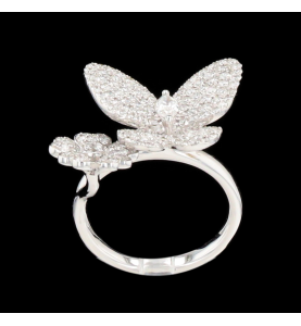 Kunz butterfly ring