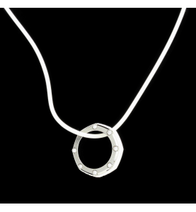 Audemars Piguet steel pendant necklace