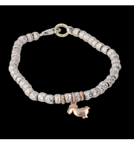 Granelli dodo silver bracelet