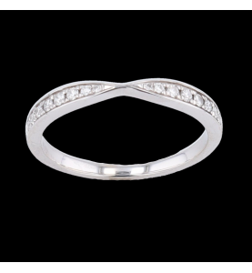 T52 white gold diamond ring