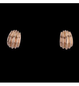 Earrings in 750 / 18-carat pink gold.