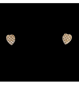 Gucci heart earrings