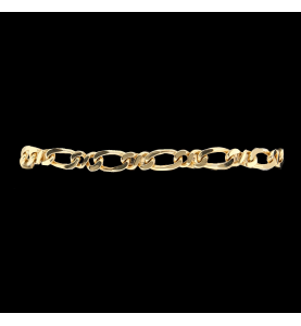 Armband aus Gold Maschen figaro