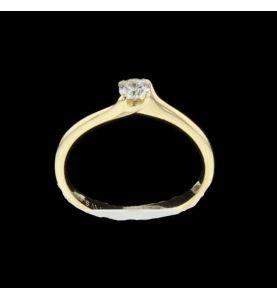 Solitaire Or jaune 0.20 Carats