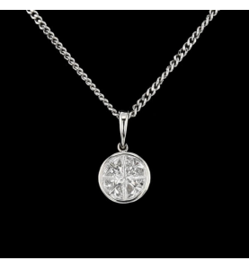 Necklace Pendant Platinum 1.16 Cts
