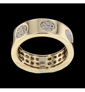 Ring Yellow Gold and Diamonds