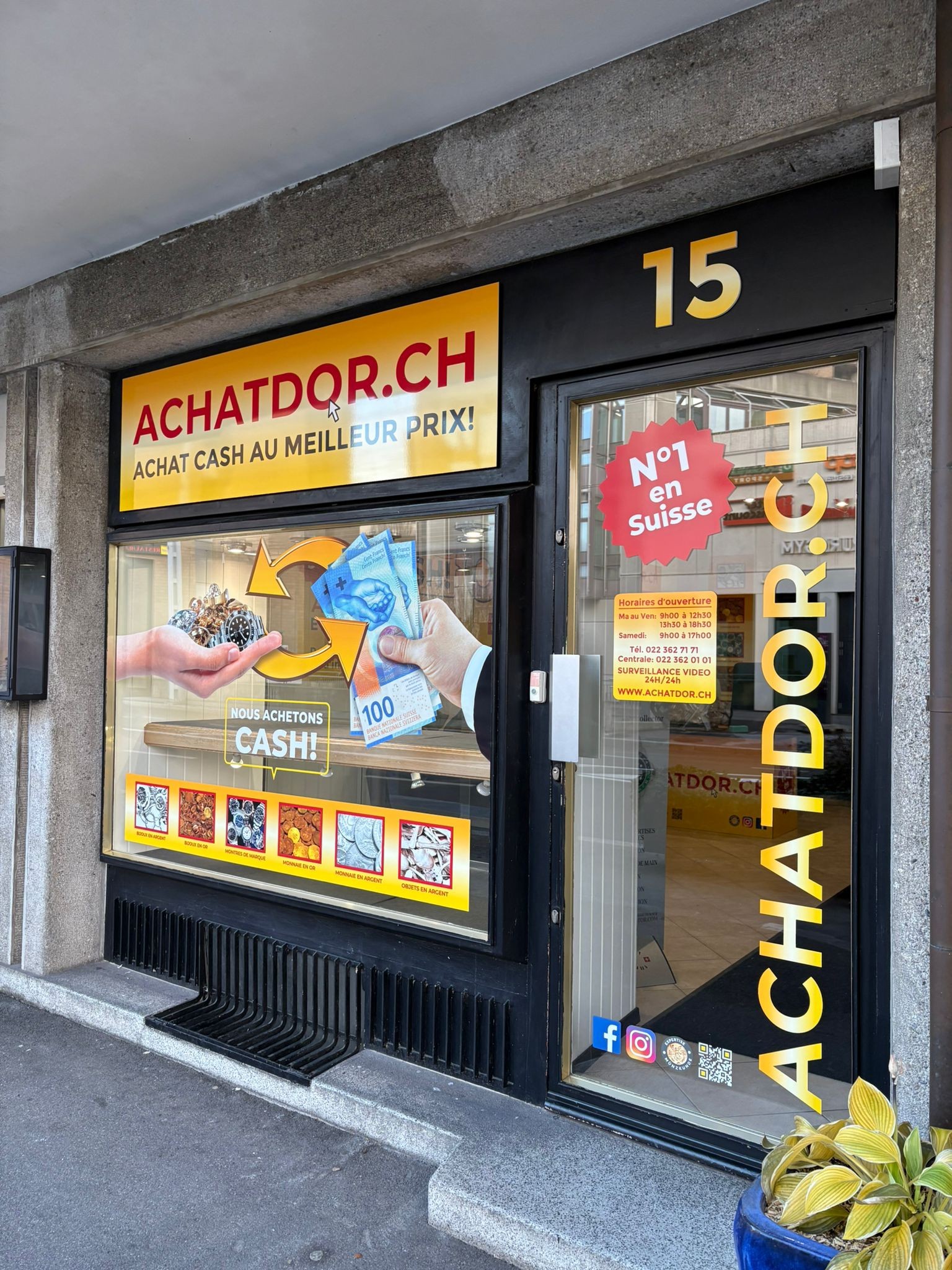 Bureaux de rachat de montres et bijoux