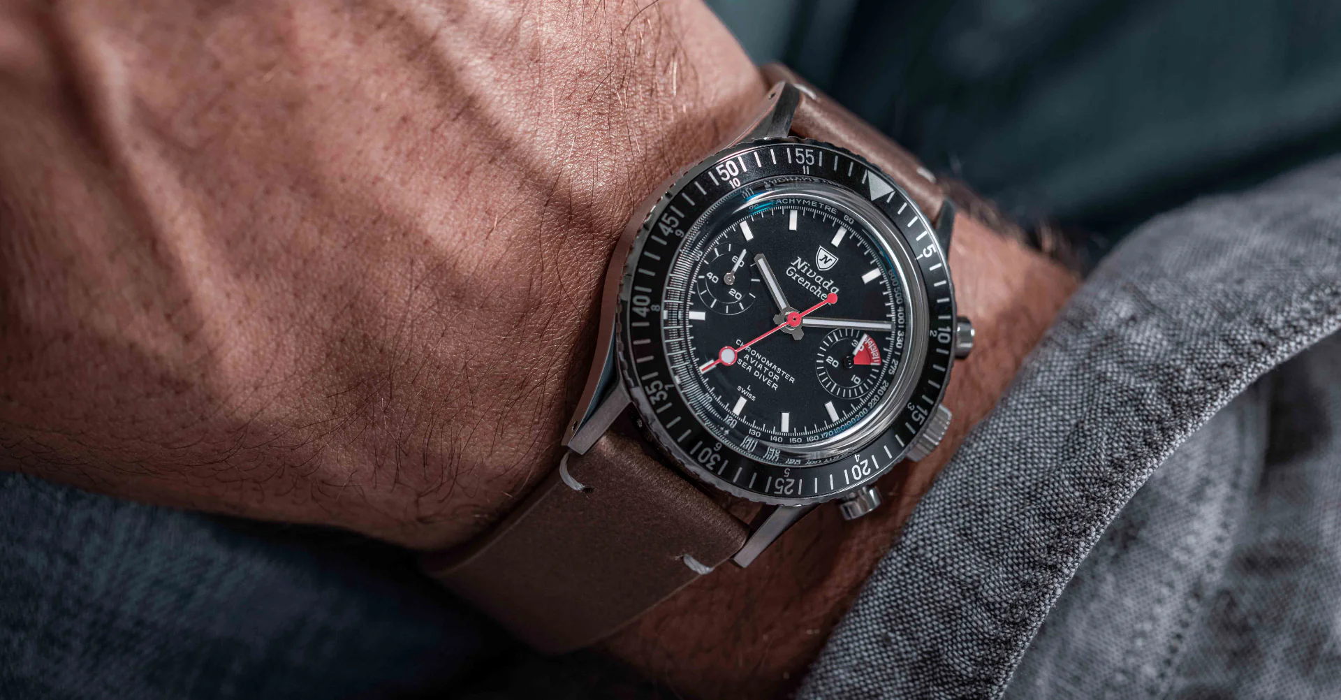 The Swiss Collector - Shop | NIVADA GRENCHEN ORANGE DEPTHMASTER