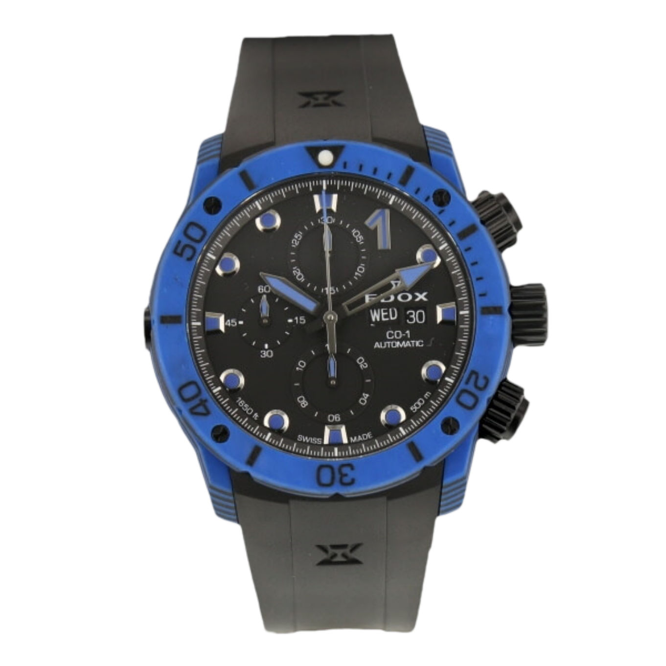EDOX_CO-1_BLUE_CARBON_CHRONOGRAPHE_AUTOMATIC image