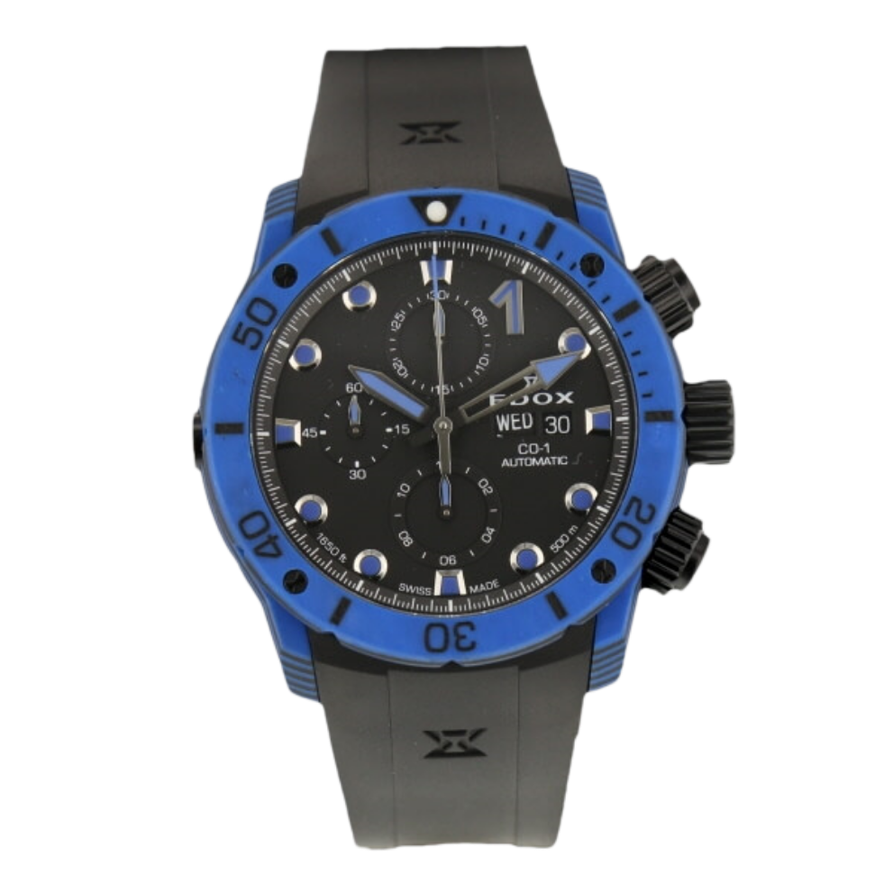 EDOX_CO-1_BLUE_CARBON_CHRONOGRAPHE_AUTOMATIC image