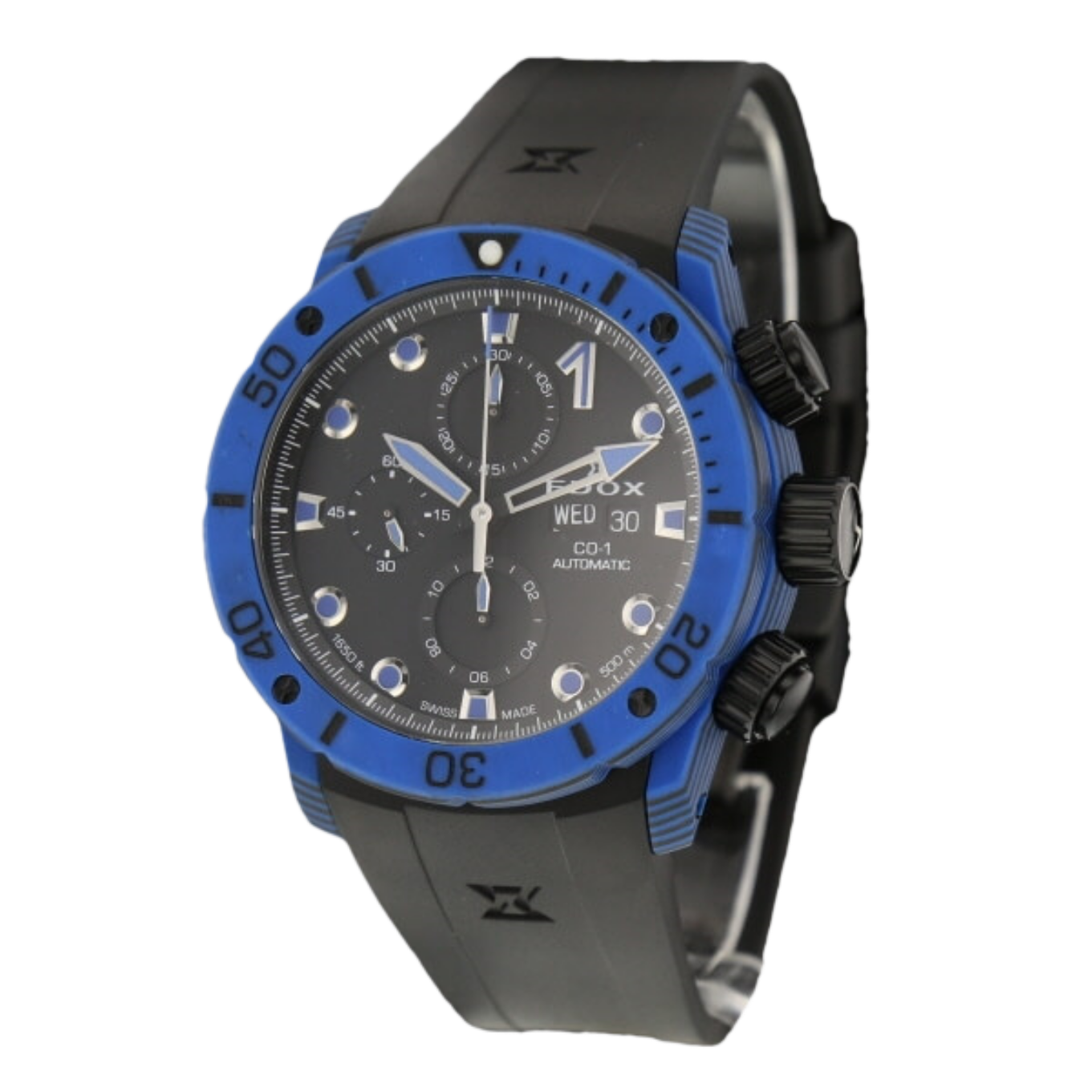 EDOX_CO-1_BLUE_CARBON_CHRONOGRAPHE_AUTOMATIC image