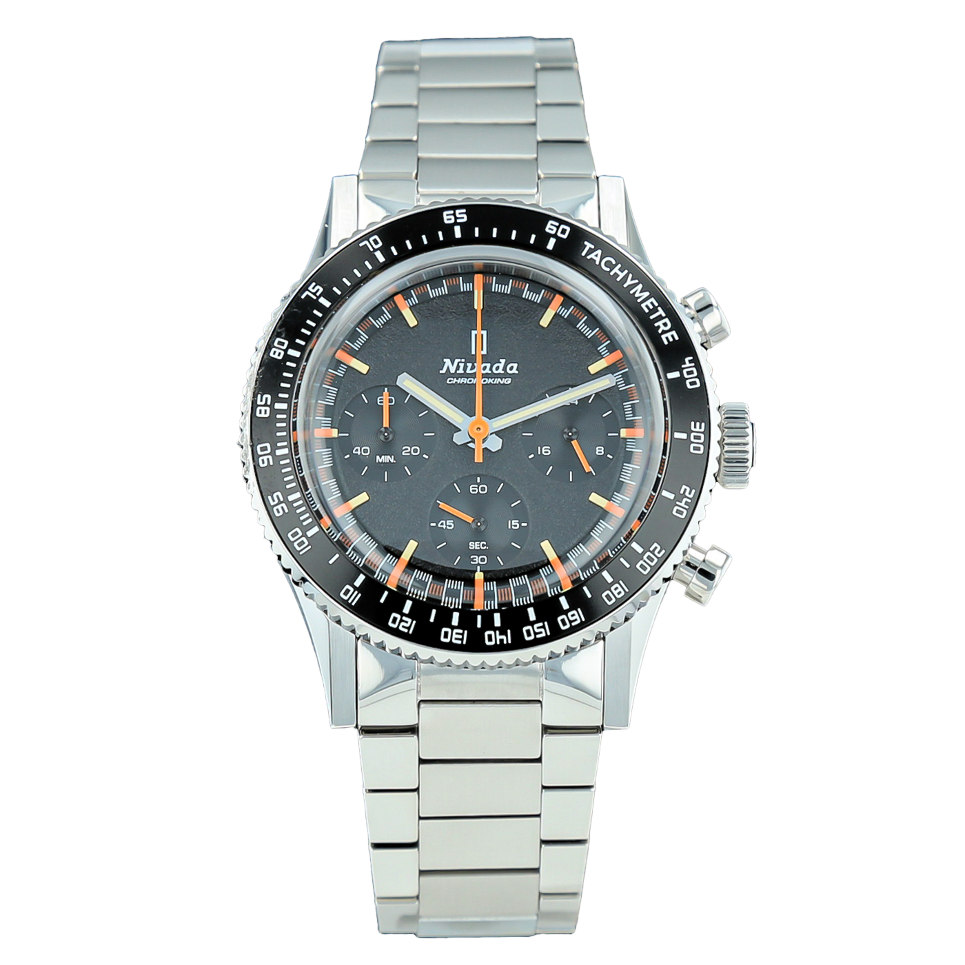 NIVADA GRENCHEN CHRONOKING MECAQUARTZ TACHYMETER