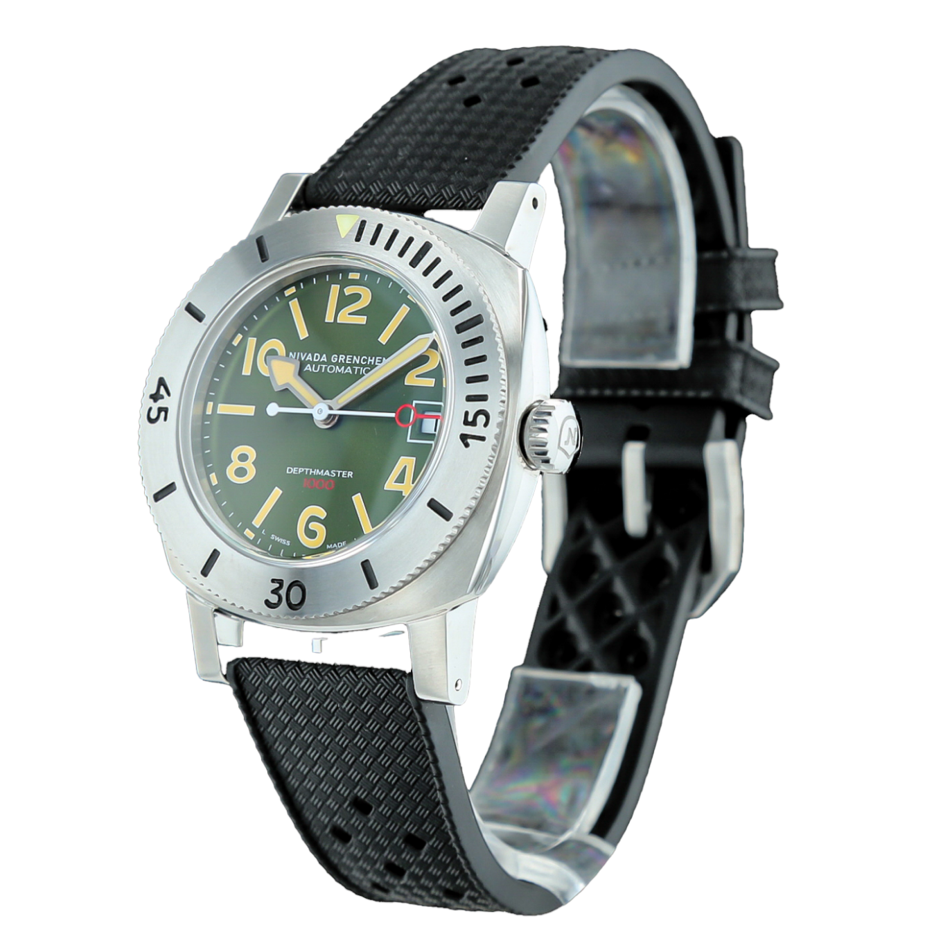 NIVADA_GRENCHEN_DEPTHMASTER_GREEN_DIAL image