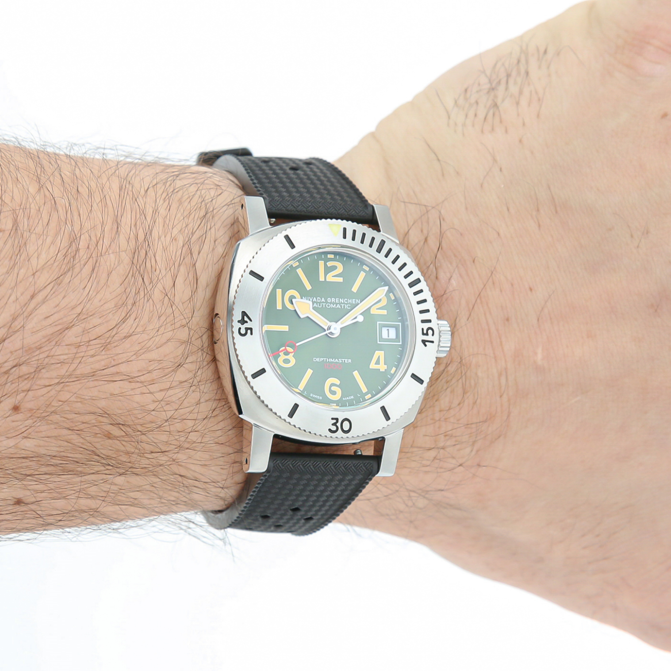 NIVADA_GRENCHEN_DEPTHMASTER_GREEN_DIAL image