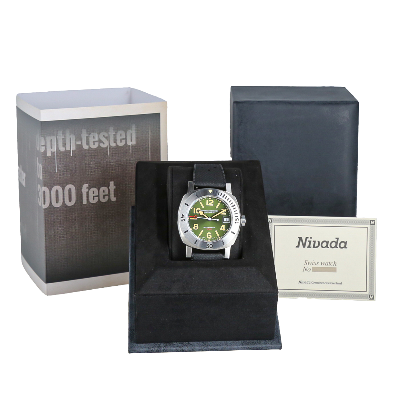 NIVADA_GRENCHEN_DEPTHMASTER_GREEN_DIAL image