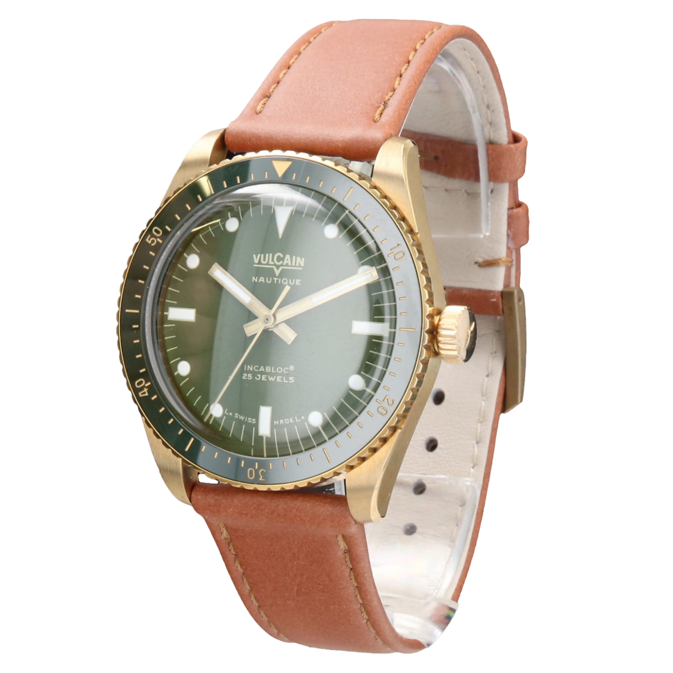 VULCAIN_SKINDIVER_BRONZE_&_GREEN_TSC_EDITION image