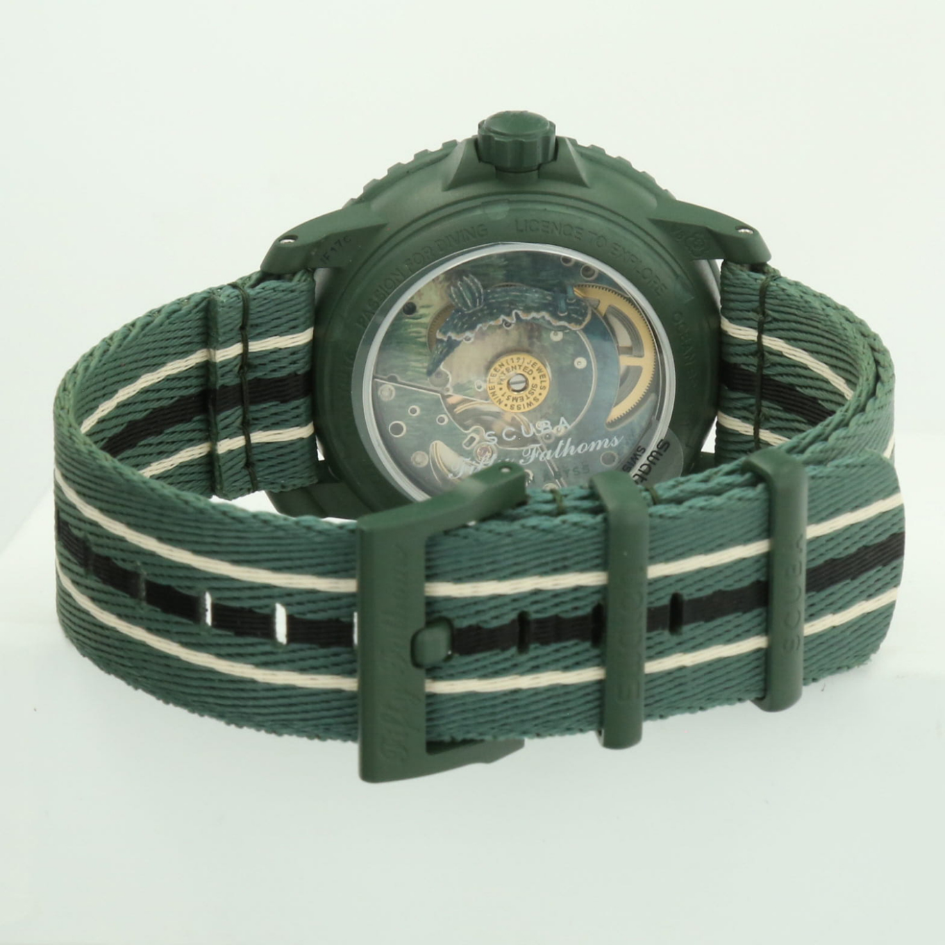 The Swiss Collector - Shop | SWATCH X BLANCPAIN SCUBA GREEN ABYSS